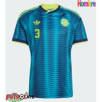 Camiseta Colombia Jhon Lucumi #3 Visitante Equipación Mundial 2026 manga corta